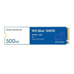 Western Digital SSD Blue SN570 500GB M.2 NVMe 3500MB/s PCIe Gen 3 Blå