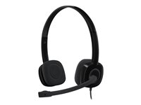 Logitech Stereo H151 Kabling Headset Sort