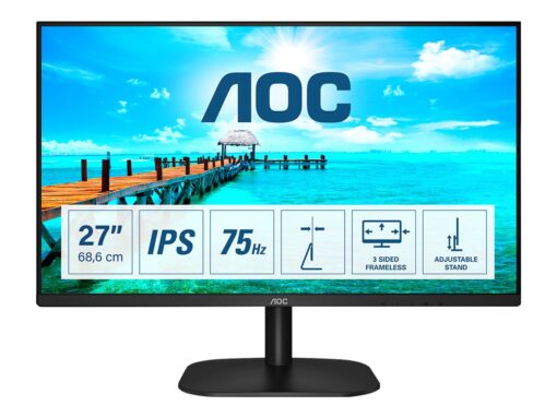 AOC 27B2DA 27" 1920 x 1080 (Full HD) DVI VGA (HD-15) HDMI 75Hz