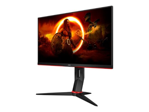 AOC Gaming Q24G2A/BK 24" 2560 x 1440 (2K) HDMI DisplayPort 165Hz Pivot Skærm