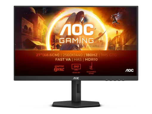 AOC Gaming Q27G4XN 27" 2560 x 1440 (2K) HDMI DisplayPort 180Hz Pivot Skærm