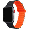 Celly Armband till Apple Watch 42/44/45mm Magnetiskt Svart/Orange