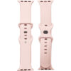 Armband till Apple Watch 42/44/45mm Silikon Rosa