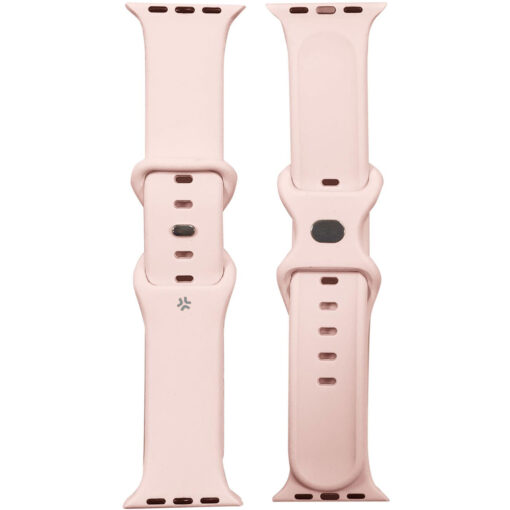 Armband till Apple Watch 42/44/45mm Silikon Rosa