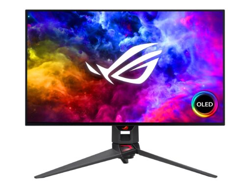 ASUS ROG Swift OLED PG27AQDM 26.5" 2560 x 1440 (2K) HDMI DisplayPort 240Hz Pivot Skærm