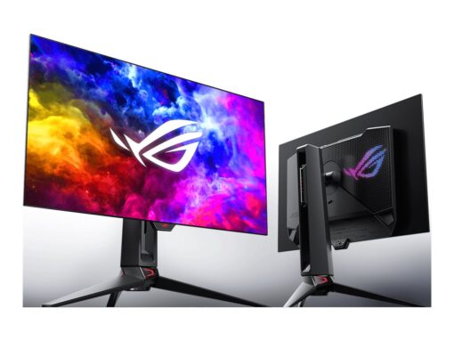 ASUS ROG Swift OLED PG27AQDM 26.5" 2560 x 1440 (2K) HDMI DisplayPort 240Hz Pivot Skærm