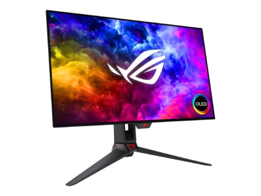 ASUS ROG Swift OLED PG27AQDM 26.5" 2560 x 1440 (2K) HDMI DisplayPort 240Hz Pivot Skærm