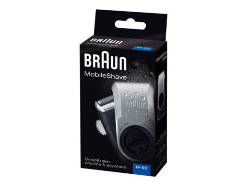 BRAUN Mørkeblå/sølv Shaver M-90