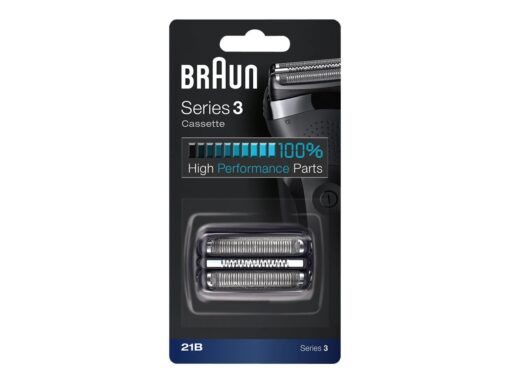 BRAUN Sort Shaver-kassette Kombipack 21B