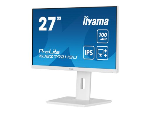 iiyama ProLite XUB2792HSU-W6 27" 1920 x 1080 (Full HD) HDMI DisplayPort 100Hz Pivot Skærm