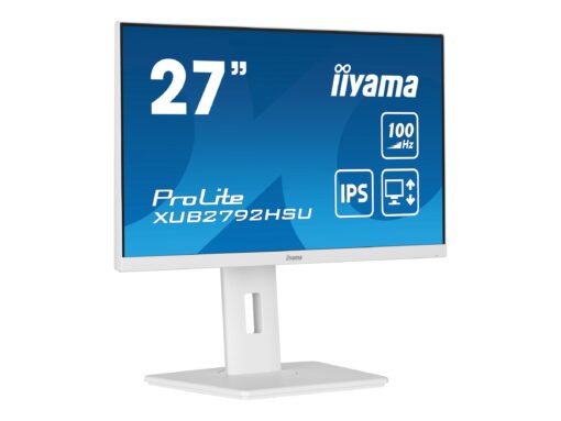 iiyama ProLite XUB2792HSU-W6 27" 1920 x 1080 (Full HD) HDMI DisplayPort 100Hz Pivot Skærm