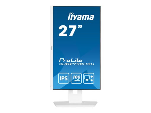 iiyama ProLite XUB2792HSU-W6 27" 1920 x 1080 (Full HD) HDMI DisplayPort 100Hz Pivot Skærm