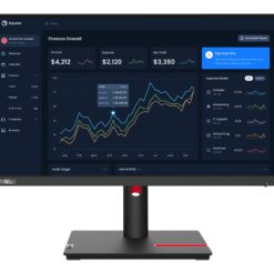 Lenovo ThinkVision T22i-30 21.5" 1920 x 1080 (Full HD) VGA (HD-15) HDMI DisplayPort 60Hz Pivot Skærm