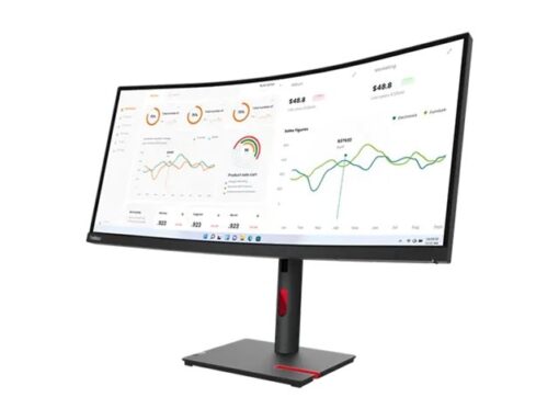 Lenovo ThinkVision T34w-30 34" 3440 x 1440 (UltraWide) HDMI DisplayPort USB-C Dockingskærm