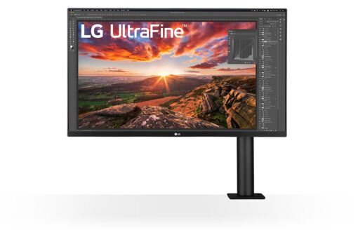 LG 32UN880P-B 31,5'' UHD 4K Ergo IPS-skærm med USB Type-C