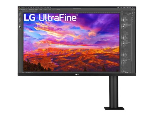 LG 32UN880P-B 31,5'' UHD 4K Ergo IPS-skærm med USB Type-C