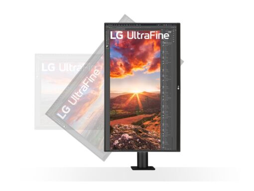 LG UltraFine Ergo 27UN880P-B 27" 3840 x 2160 (4K) HDMI DisplayPort USB-C 60Hz Forlæng Træk tilbage Dockingskærm