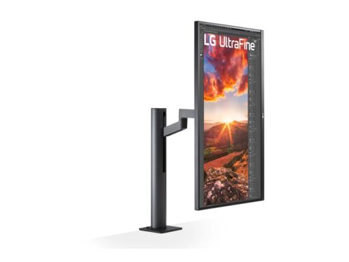 LG UltraFine Ergo 27UN880P-B 27" 3840 x 2160 (4K) HDMI DisplayPort USB-C 60Hz Forlæng Træk tilbage Dockingskærm