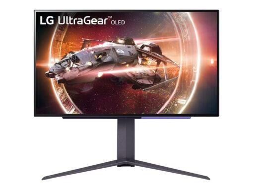 LG UltraGear 27GS95QE-B 27" 2560 x 1440 (2K) HDMI DisplayPort 240Hz Pivot Skærm