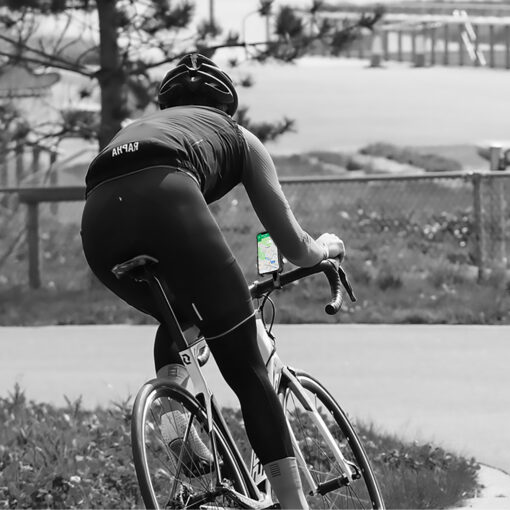 Mobilhållare av metall för cykel