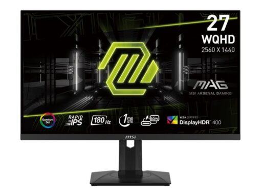 MSI MAG 274QRF QD E2 27" 2560 x 1440 (2K) HDMI DisplayPort 180Hz Pivot Skærm