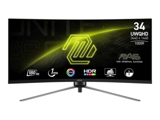 MSI MAG 345CQRDE 34" 3440 x 1440 (UltraWide) HDMI DisplayPort 180Hz