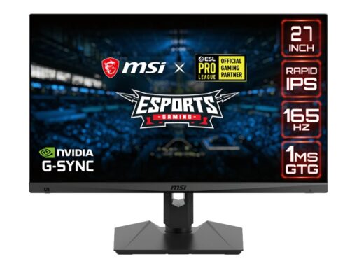 MSI Optix MAG274QRF-QD 27" 2560 x 1440 (2K) HDMI DisplayPort USB-C 165Hz Pivot Skærm