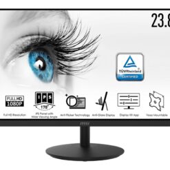 MSI PRO MP242DE 24" 1920 x 1080 (Full HD) VGA (HD-15) HDMI 75Hz