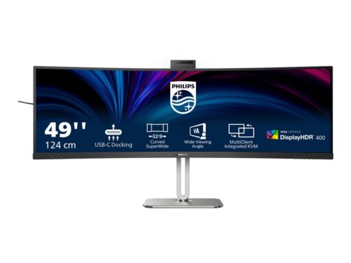 Philips 49B2U5900CH 49" 5120 x 1440 (UltraWide) HDMI DisplayPort USB-C 75Hz Dockingskærm