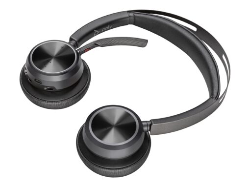 Poly Voyager Focus 2 Trådløs Kabling Headset Sort