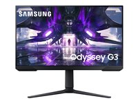 Samsung Odyssey G3 S27AG304NR 27" 1920 x 1080 (Full HD) HDMI DisplayPort 144Hz Pivot Skærm