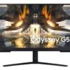 Samsung Odyssey G5 S27AG500PP 27" 2560 x 1440 (2K) HDMI DisplayPort 165Hz Pivot Skærm