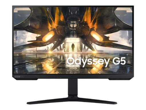 Samsung Odyssey G5 S27AG520PP 27" 2560 x 1440 (2K) HDMI DisplayPort 165Hz Pivot Skærm