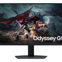 Samsung Odyssey G5 S27DG500EU 27" 2560 x 1440 (2K) HDMI DisplayPort 180Hz Pivot Skærm