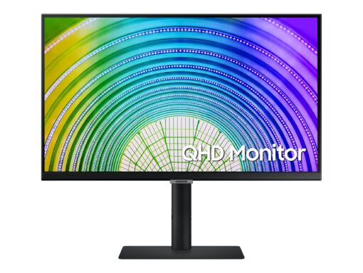 Samsung S24A600UCU 24" 2560 x 1440 (2K) HDMI DisplayPort USB-C 75Hz Pivot Skærm