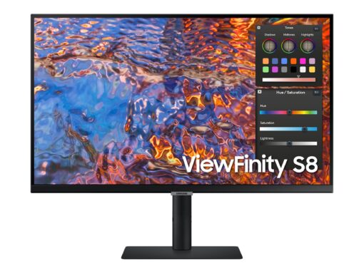 Samsung ViewFinity S8 S27B800PXP 27" 3840 x 2160 (4K) HDMI DisplayPort USB-C 60Hz Dockingskærm