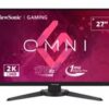 ViewSonic OMNI VX2780J-2K 27" 2560 x 1440 (2K) HDMI DisplayPort 170Hz Pivot Skærm