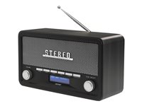 DENVER DAB-18DARKGREY DAB bærbar radio Sort