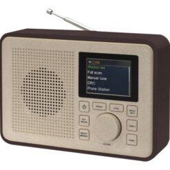 DENVER DAB-60DW DAB bærbar radio Beige Brun