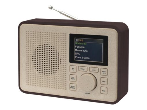 DENVER DAB-60DW DAB bærbar radio Beige Brun