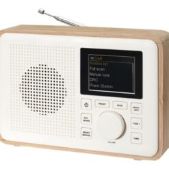 DENVER DAB-60LW DAB bærbar radio Beige Hvid