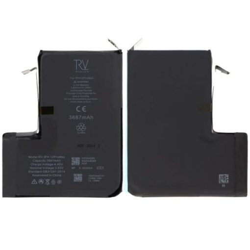 iPhone 12 Pro Max Batteri 3687mAh Rvelon