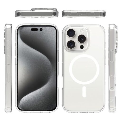 iPhone 16 Pro Max Case - Magsafe Rvelon Transparent