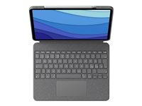 Logitech Combo Touch Tastatur og folio-kasse 16-niveau Kabling Pan Nordic Apple 12.9-inch iPad Pro (5. generation)