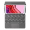 Logitech Combo Touch Tastatur og folio-kasse 5-niveau Kabling Pan Nordic Apple 10.2-inch iPad (7. generation, 8. generation, 9. generation)