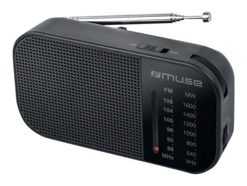 MUSE M-025 R Privat radio Sort