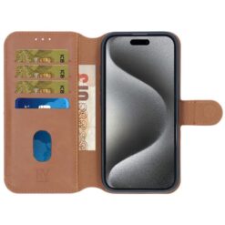 RV Magnetic Wallet Case iPhone 16 Brown