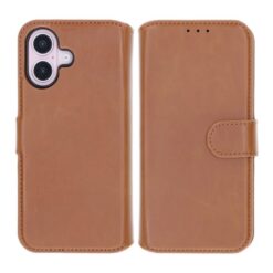 RV Magnetic Wallet Case iPhone 16 Brown