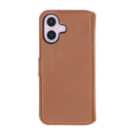 RV Magnetic Wallet Case iPhone 16 Brown