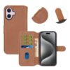 RV Magnetic Wallet Case iPhone 16 Brown